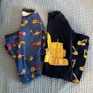 Toddler tractor pajamas